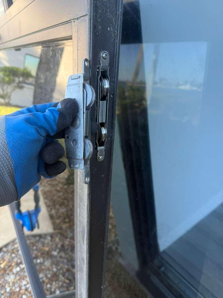 Sliding door roller replacement in Tampa FL