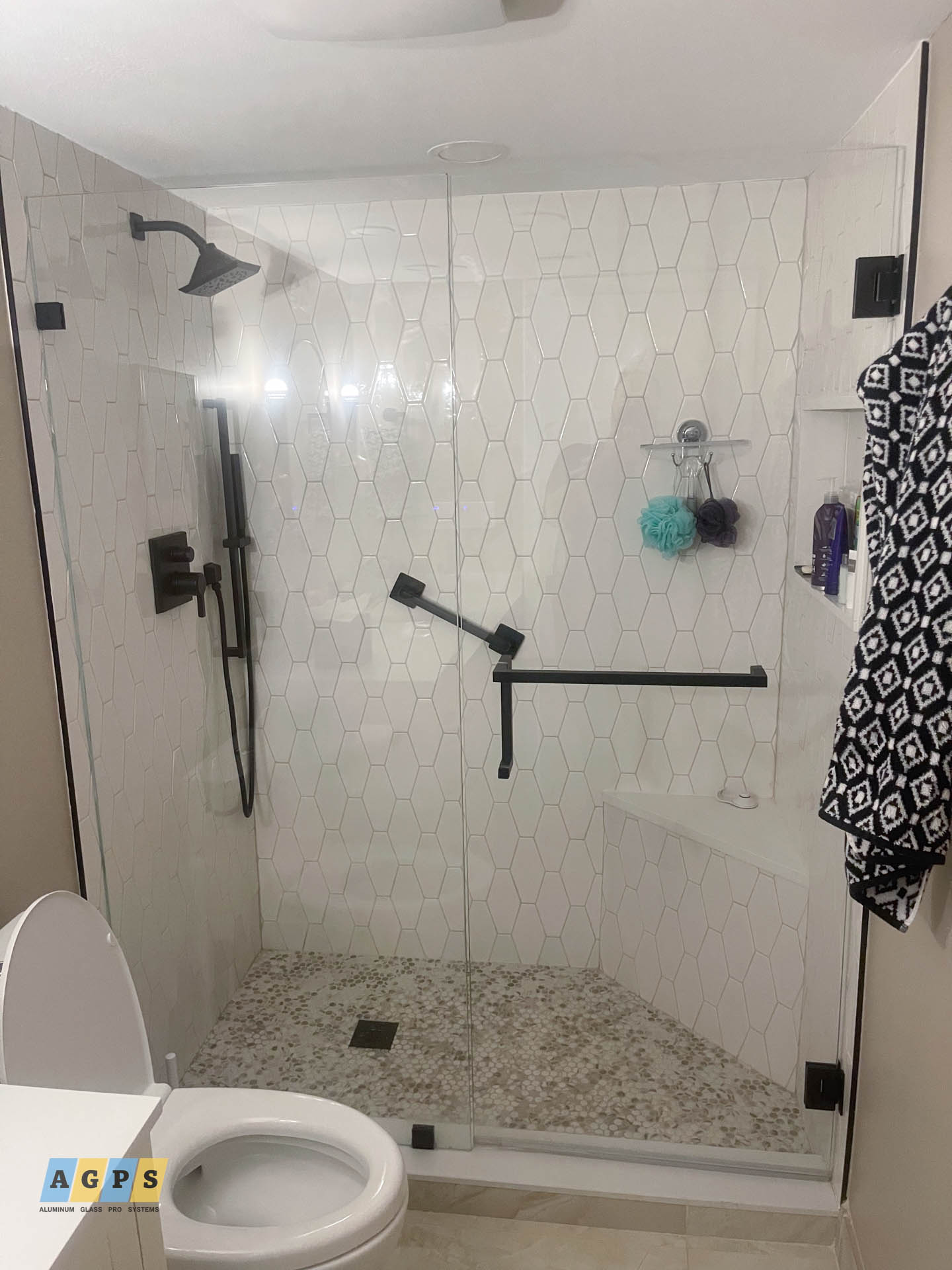 Frameless Shower Glass Door Installation